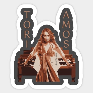 Tori Amos Harpsichord Queen Sticker